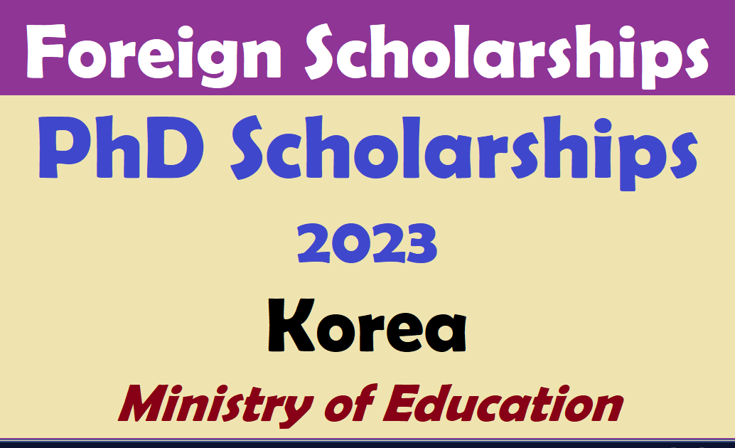 korea phd scholarship